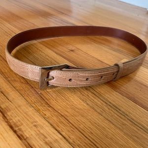 Coach Lizard Belt